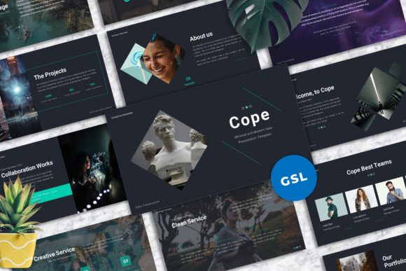 Cope: Minimal Googleslide Templates for Modern Presentations