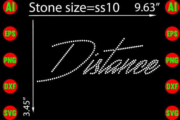 Distance Rhinestone Templates: A Sparkling Asset for Modern Designers