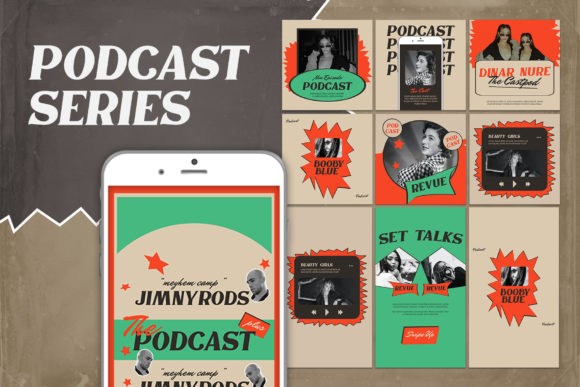 Elevate Your Podcast Branding: Instagram Templates PSD