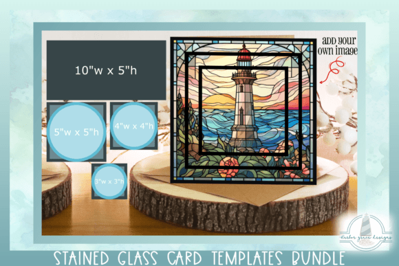 Exploring the Artistry of Square Stained Glass Card SVG Templates