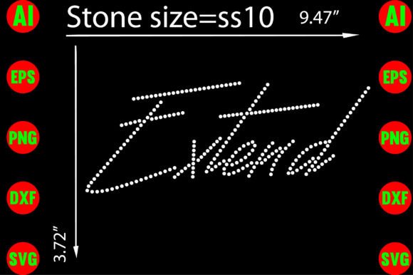 Extend Rhinestone Templates: Your Sparkle-Ready Design Toolkit