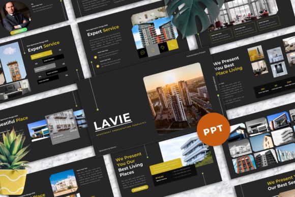 Lavie - Apartment Powerpoint Templates: A Designer's Take