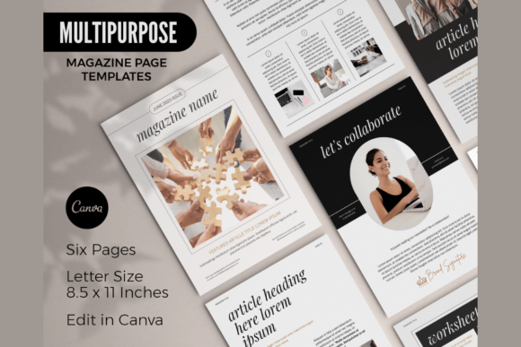 Magazine Page Canva Templates: Your Shortcut to Polished Branding