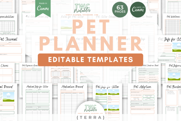 Master Pet Care Organization with Canva Templates