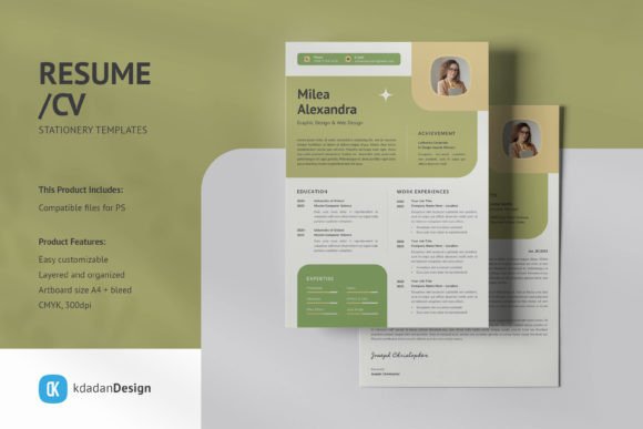 Modern Professionalism: Mastering Resume/CV PSD Design Templates Vol 181