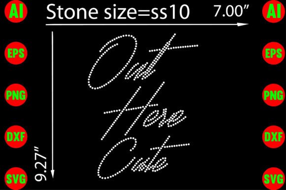 Out HERE CUTE Rhinestone Templates: Sparkle for Every Project