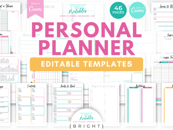 Plan Your Life with These Handy Planner Canva Templates