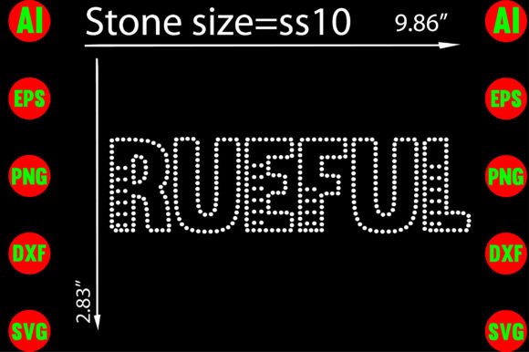 Rueful Rhinestone Templates Design: A Guide to Digital Crafting