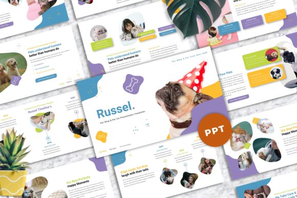 Russel - Pet Care Powerpoint Templates: A Designer's Toolkit