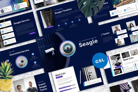 Seagle - CCTV Googleslide Templates: A Professional Edge for Your Presentations