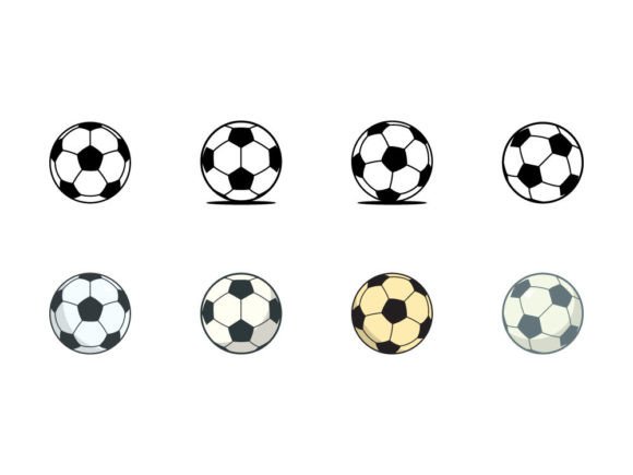 Soccer Ball Icon Vector Design Templates: Modern & Scalable