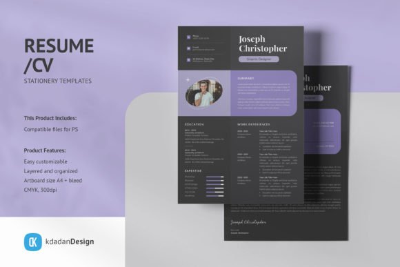 Streamline Your Job Search with Resume/CV PSD Design Templates Vol 165