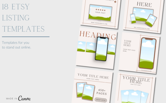 Transform Your Etsy Shop with These Listing Mock Up Templates